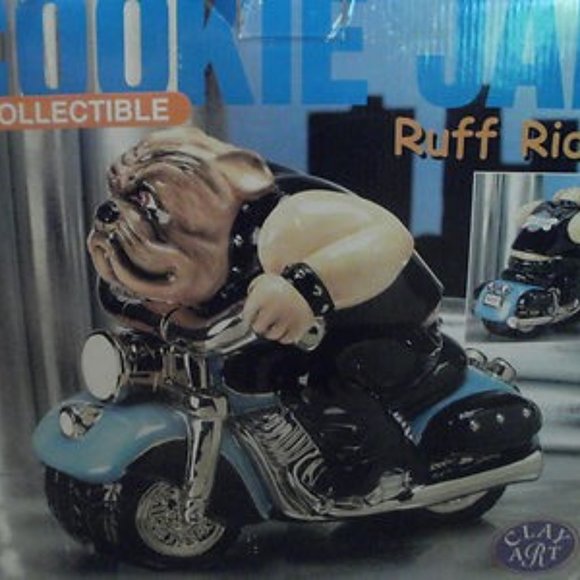 COLLECTIBLE RUFF RIDER COOKIE JAR, CLAY ART - Picture 3 of 3